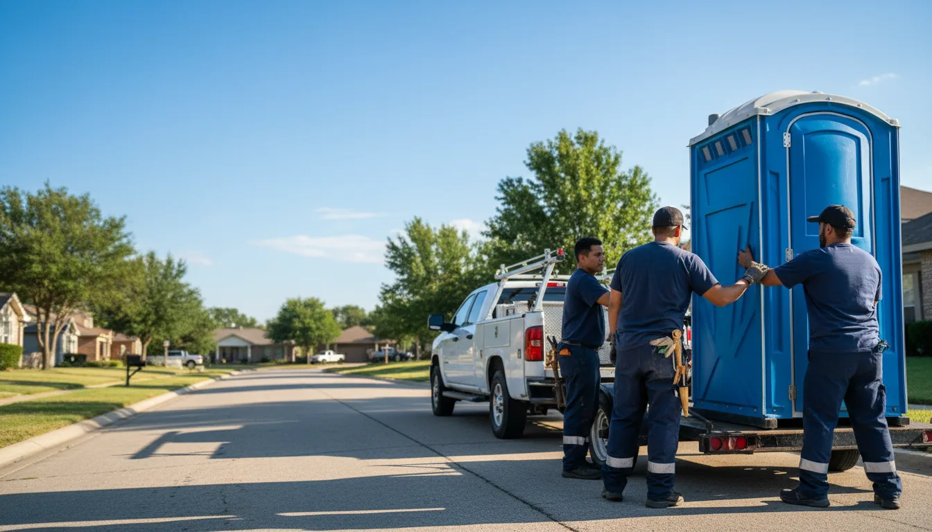 Portable Toilet Rental in Romulus, MI near me